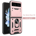 For Moto Razr 40 2023 Heavy Duty Rugged Cover Bracket Magnetic Holder Shockproof Phone Case For Motorola Razr 40 2023