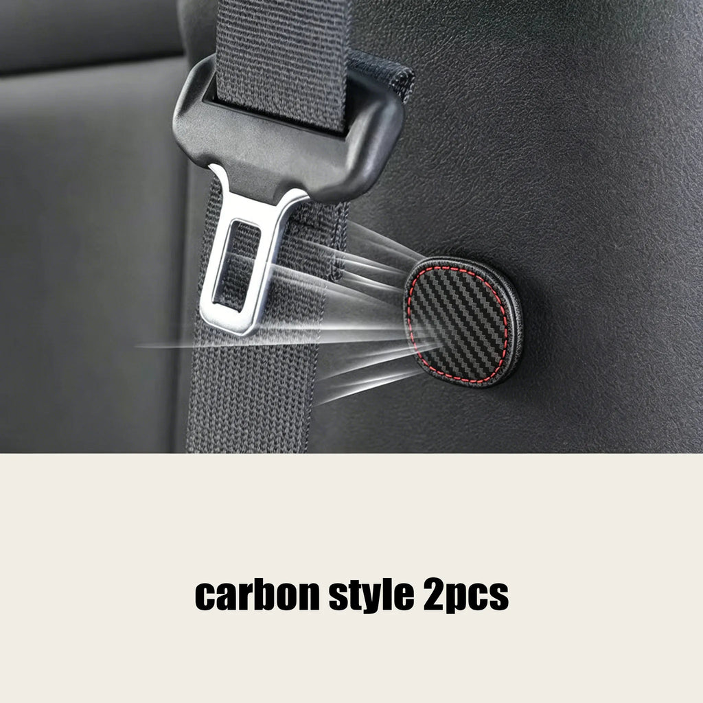 2Pcs Magnetic Car Seat Belt Holder Fixing Clip Pu Leather Seatbelt Limiter Stopper For Safety Belt Clip Prevent Falling