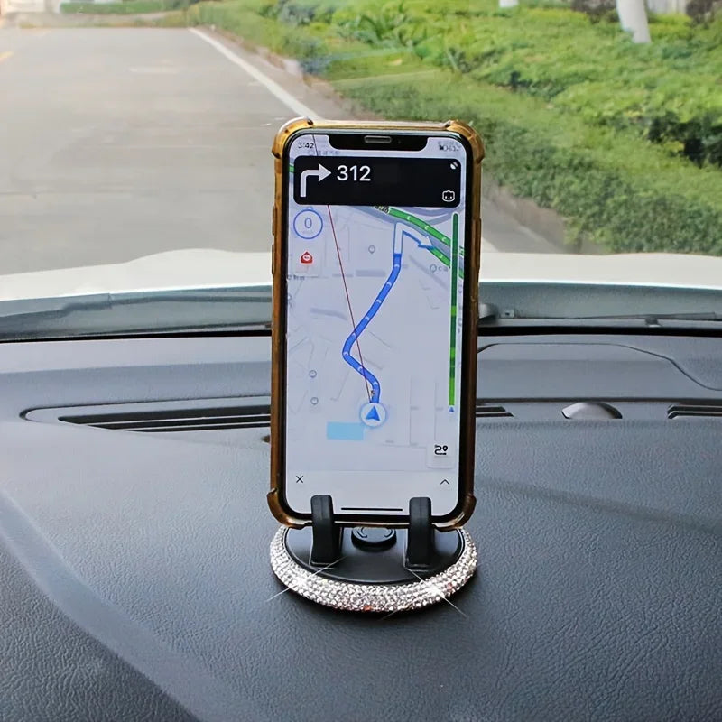 Car-mounted mobile phone holder - Elegant and versatile, suitable for horizontal and vertical placement